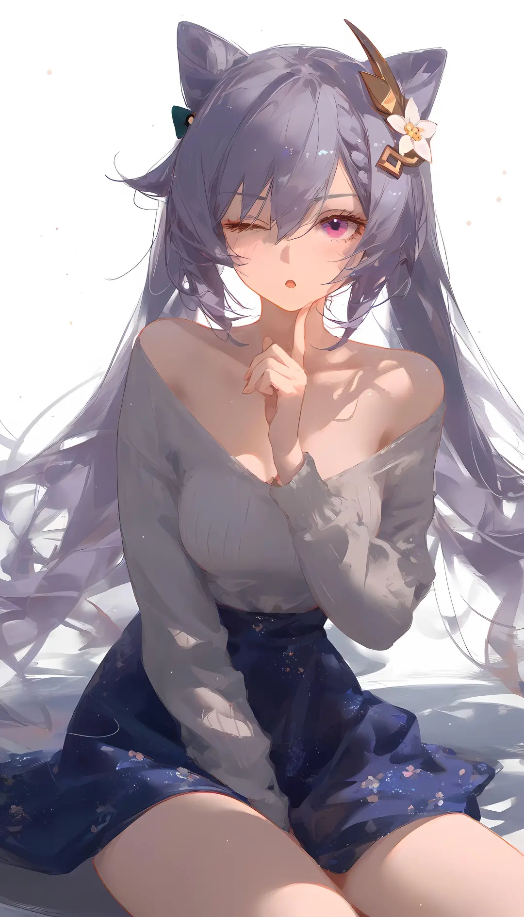 原神图片女角色刻晴