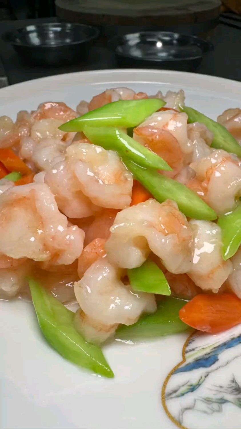 清炒虾仁在家做千万别焯水一定要这么操作