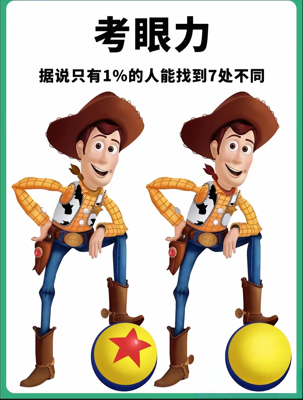 你就是眼力佼佼者勇于尝试是成功的第一步开始测试眼力