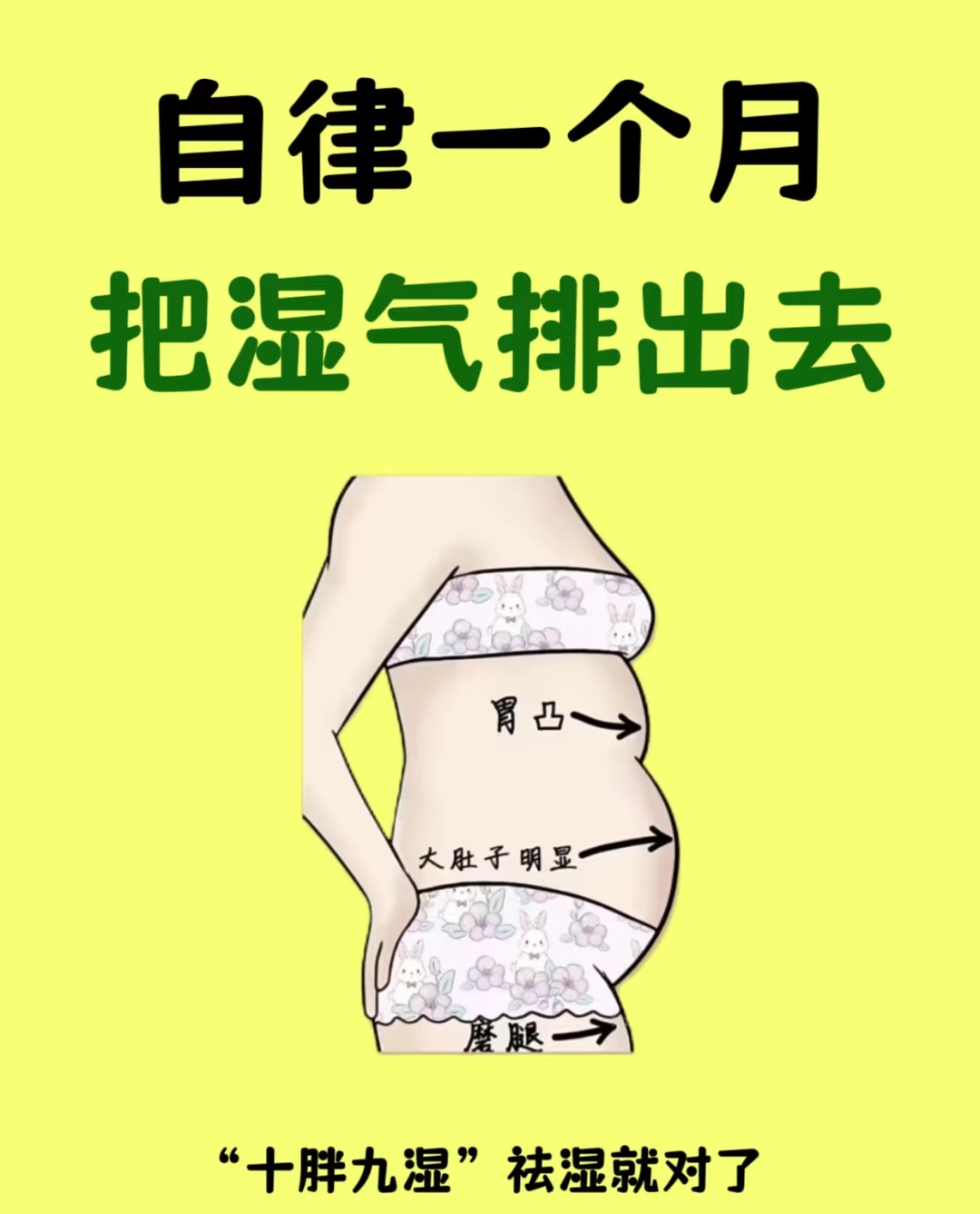 自律一个月把湿气排出去