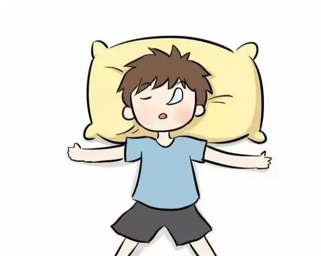 失眠不容易入睡,试下"躺桩" 躺桩很简单: 1,躺在床上,摆个大字型,双腿