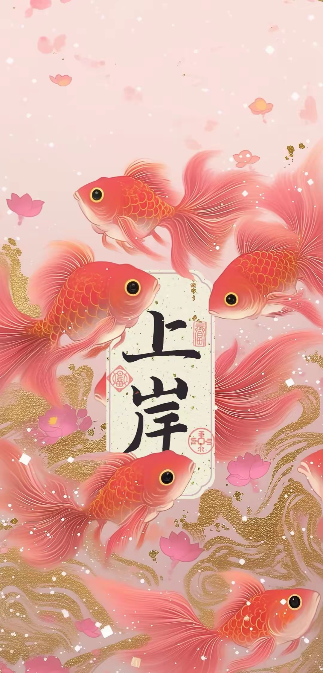 壁纸|愿你如锦鲤一般,好运爆棚!