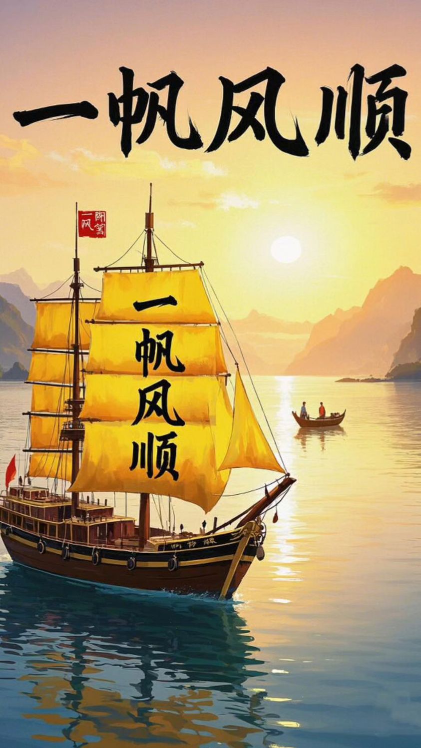 2025一帆风顺,一顺百顺