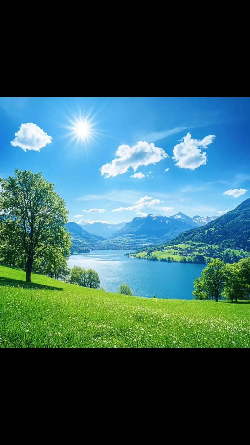 招财好运风景头像