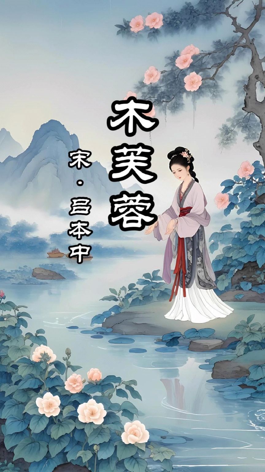 木芙蓉.宋.吕本中#每天一首古诗词