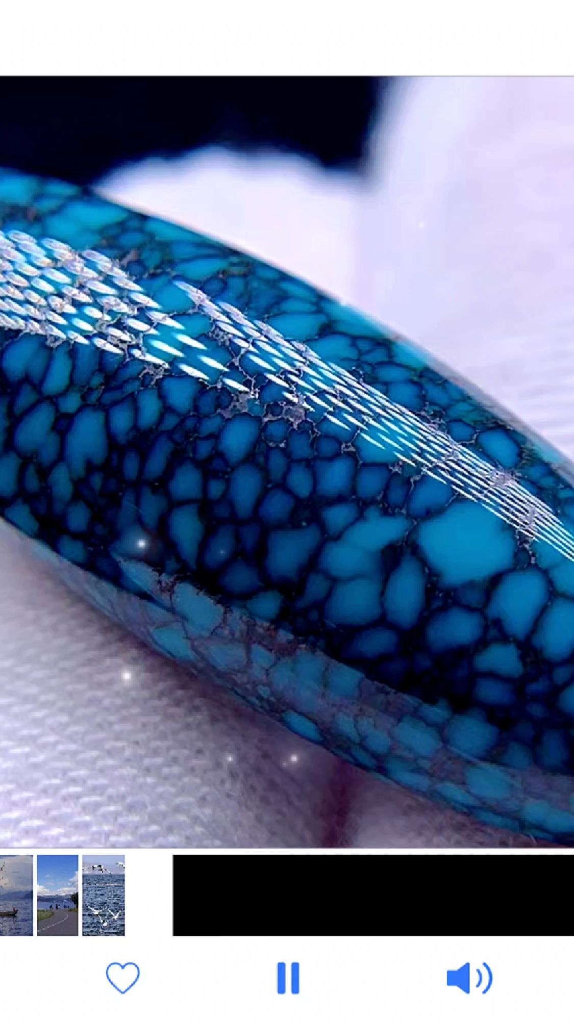 原矿高瓷精品乌兰花绿松石马眼戒面,瓷度顶级,玻璃光泽,无坑裂