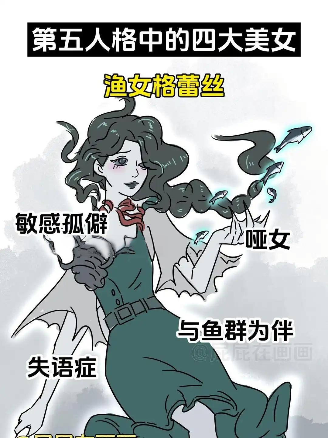 第五人格中的四大美女 外表美丽