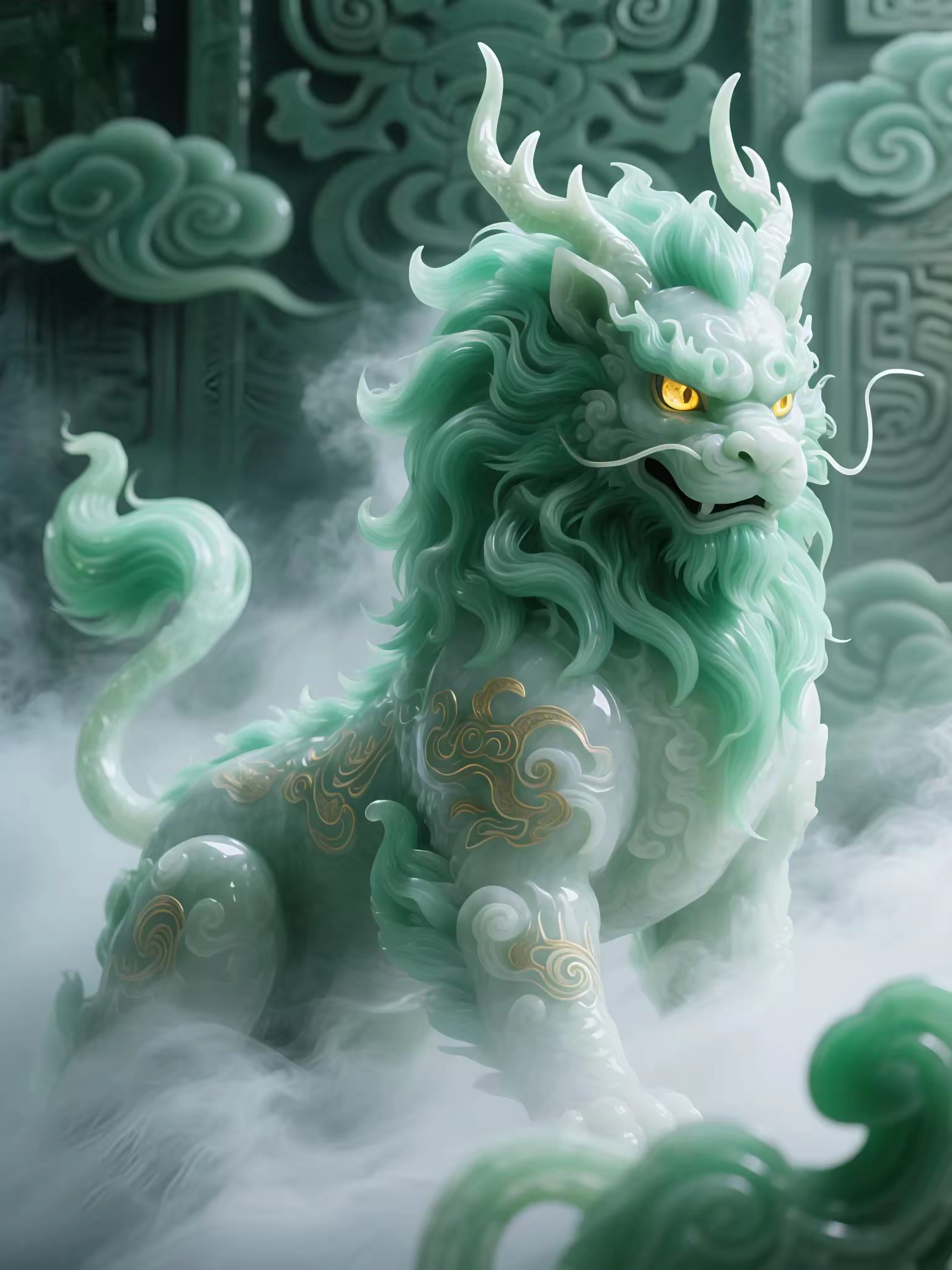 狻猊模样威风凛凛,不仅能驱邪避灾,还能带来祥瑞福气