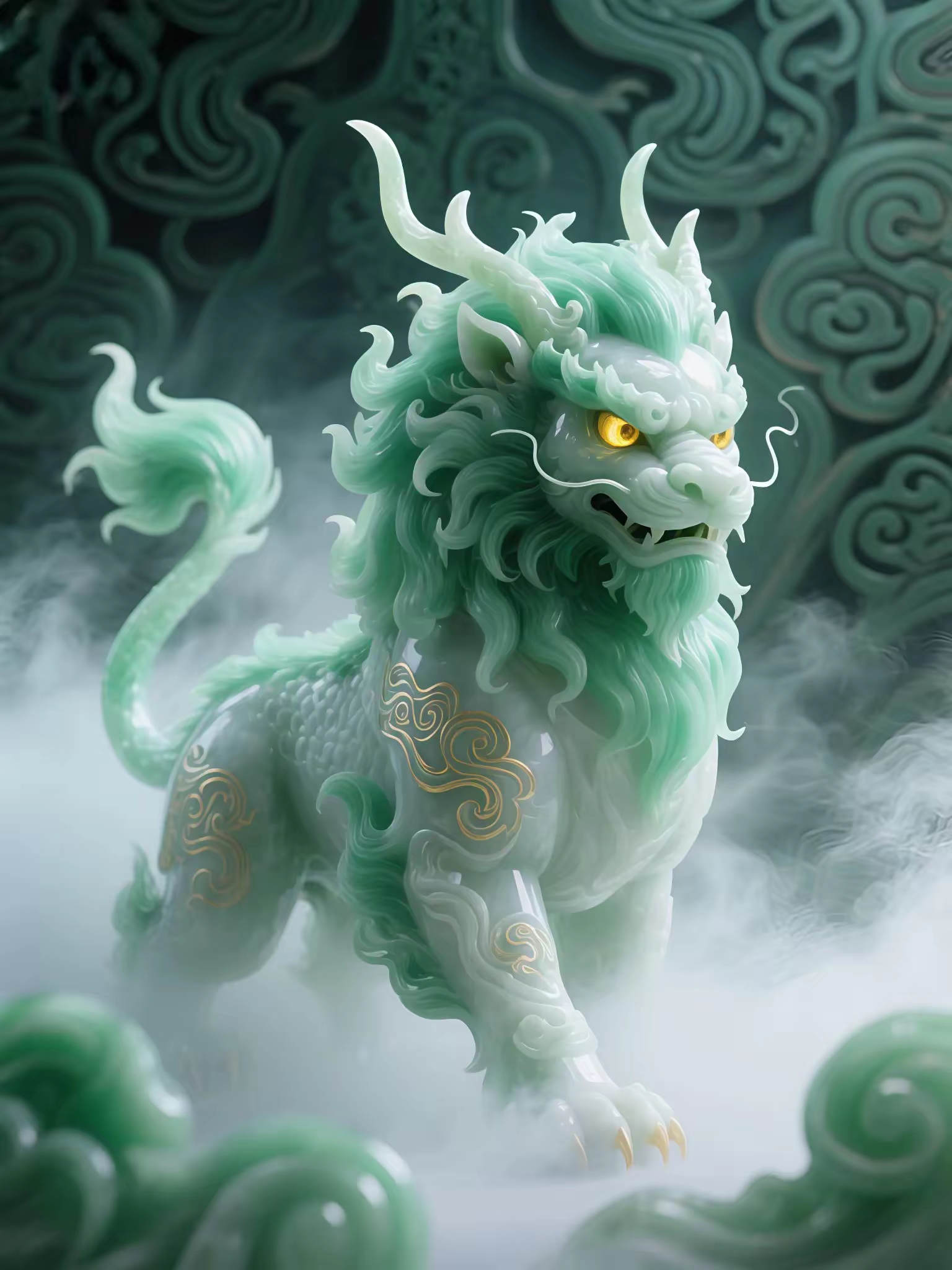 狻猊模样威风凛凛,不仅能驱邪避灾,还能带来祥瑞福气