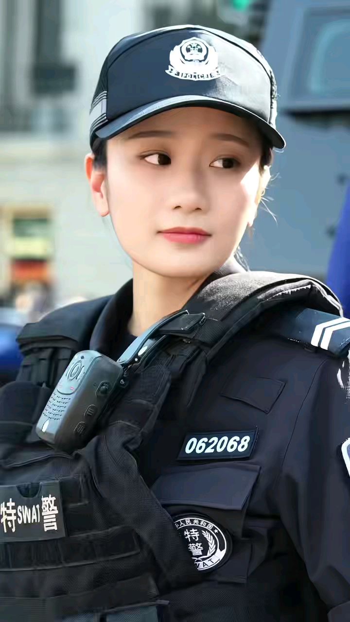 飒爽英姿护平安!美女特警街头巡逻,筑牢安全防线