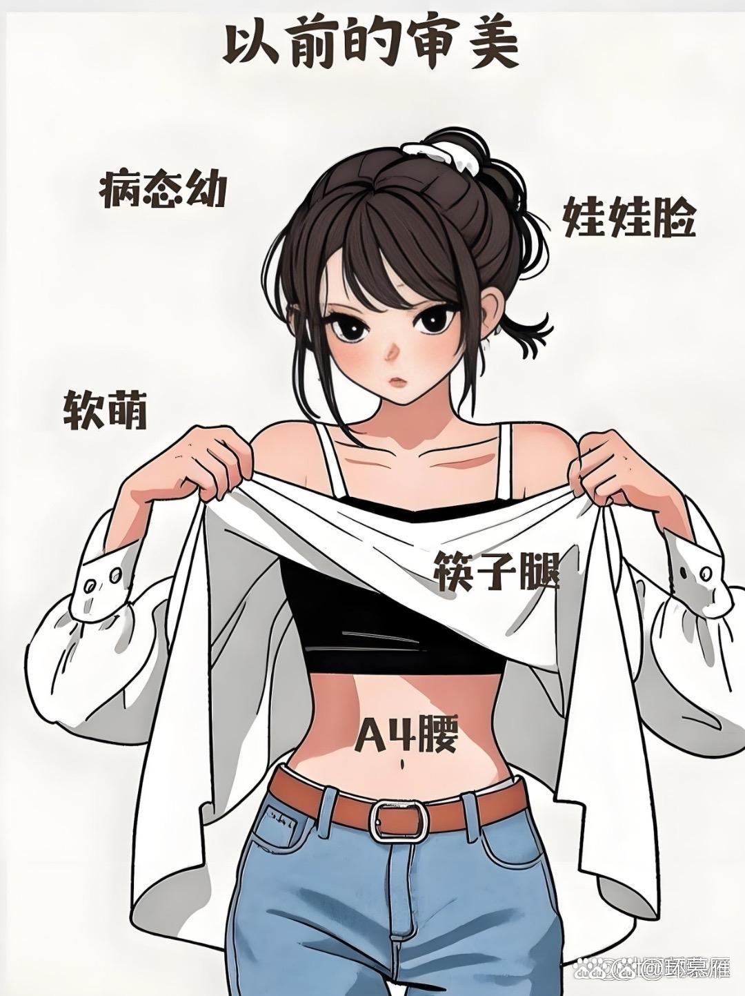 审美真的越来越多元化了,各有各的美,但要建立在健康的基础之上!