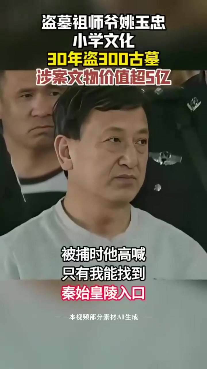 盗墓祖师爷姚玉忠:300座古墓!自称能找始皇陵