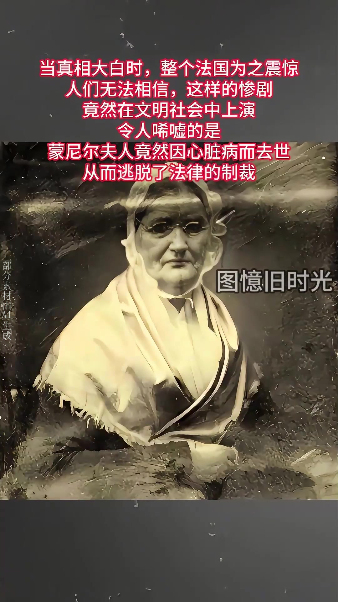 1901 法国第一美人布兰奇:被囚阁楼上 25 年悲惨遭遇