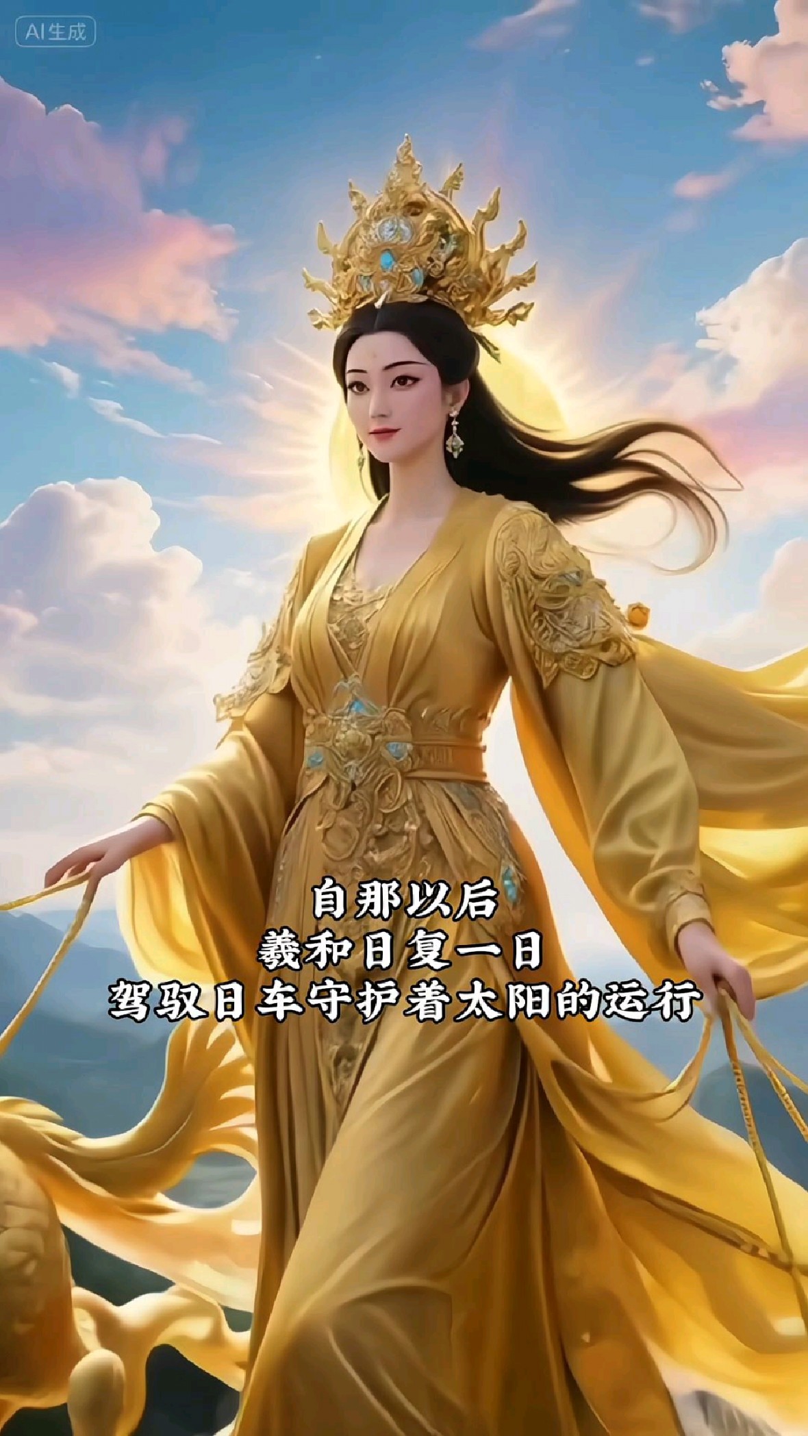 《山海经》太阳女神羲和的一生!
