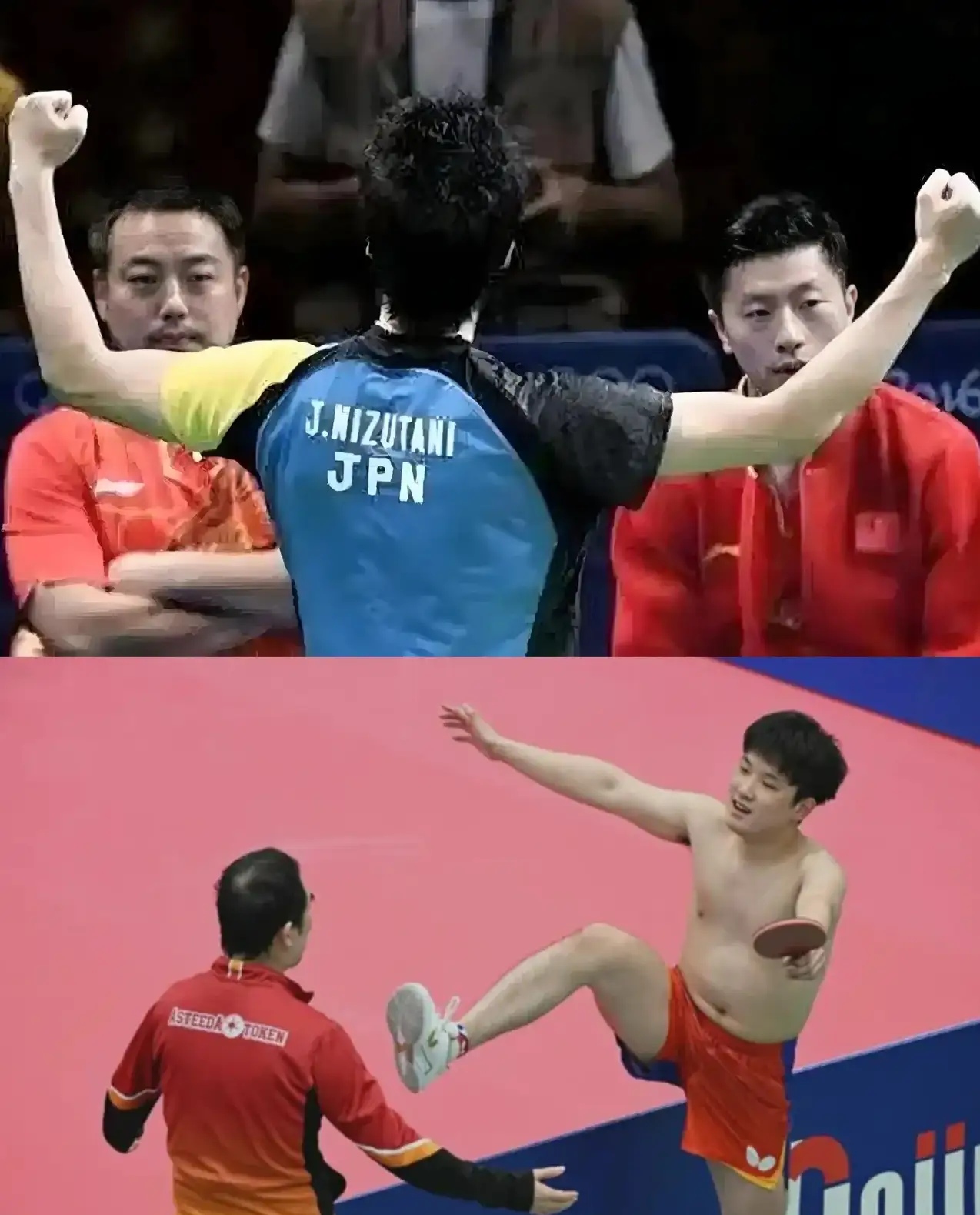 2016年里约奥运会的时候日本男乒的一哥水谷隼在比赛里打败了