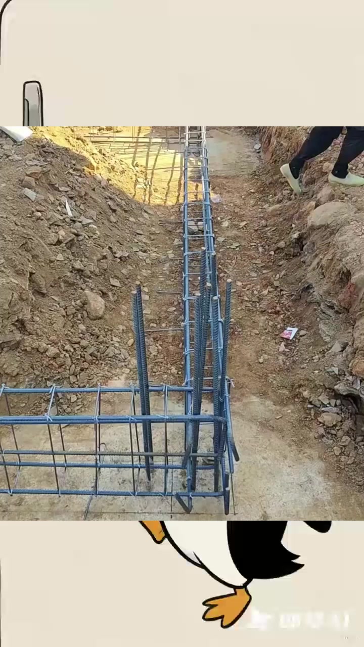 地圈梁施工,这是哪里的大师傅,梁包柱真是人才