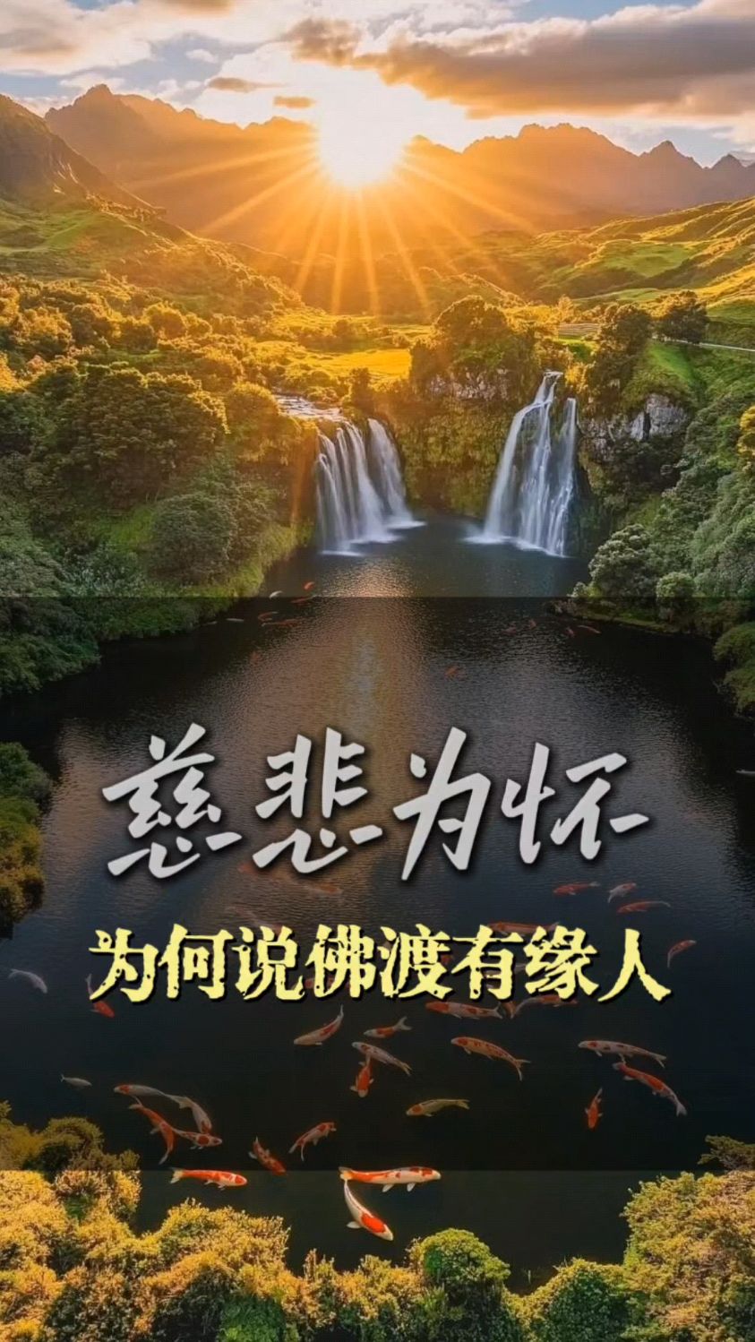 慈悲为怀:为何说佛渡有缘人