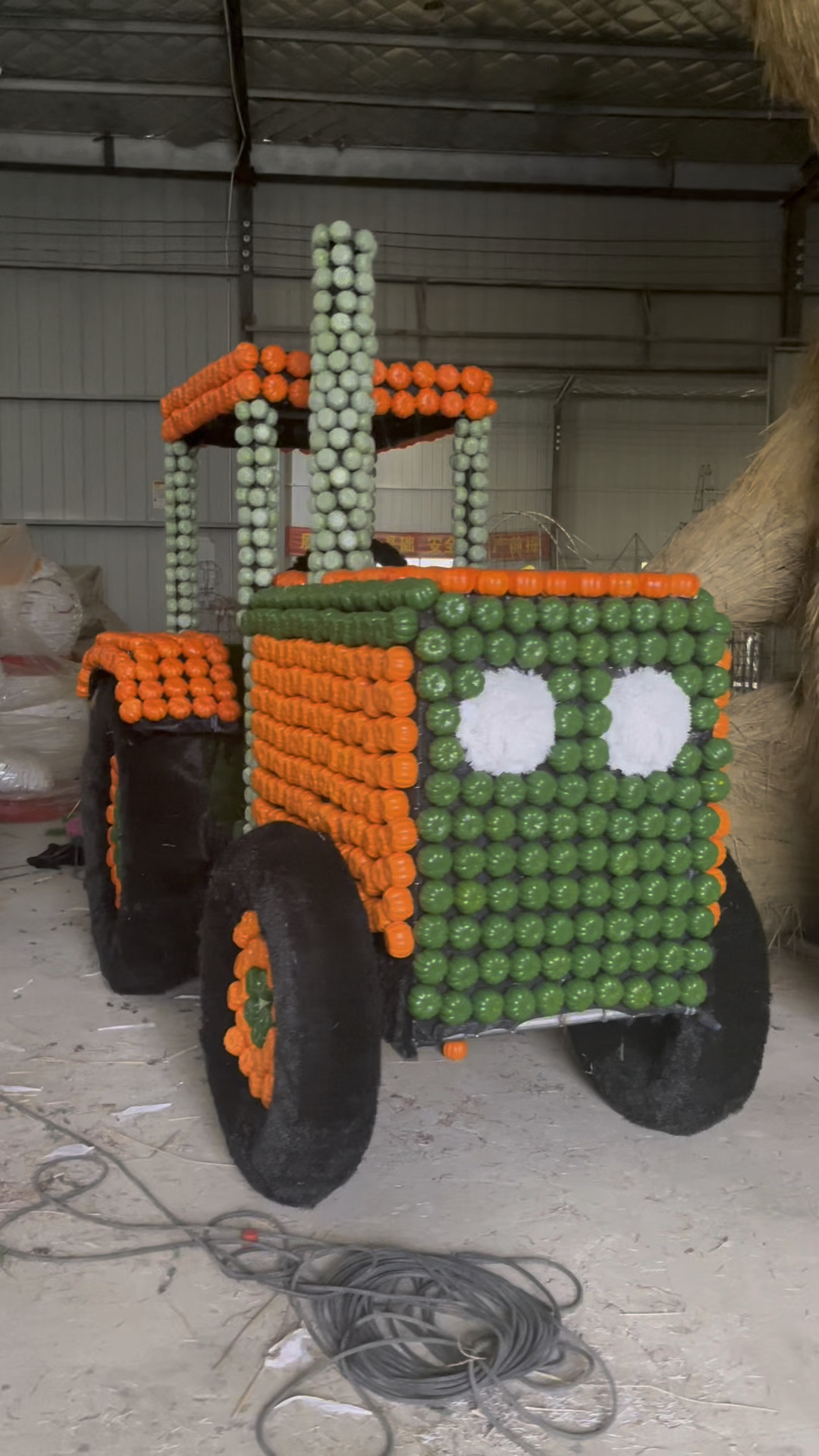 网红景观——南瓜车,生产制作过程分享