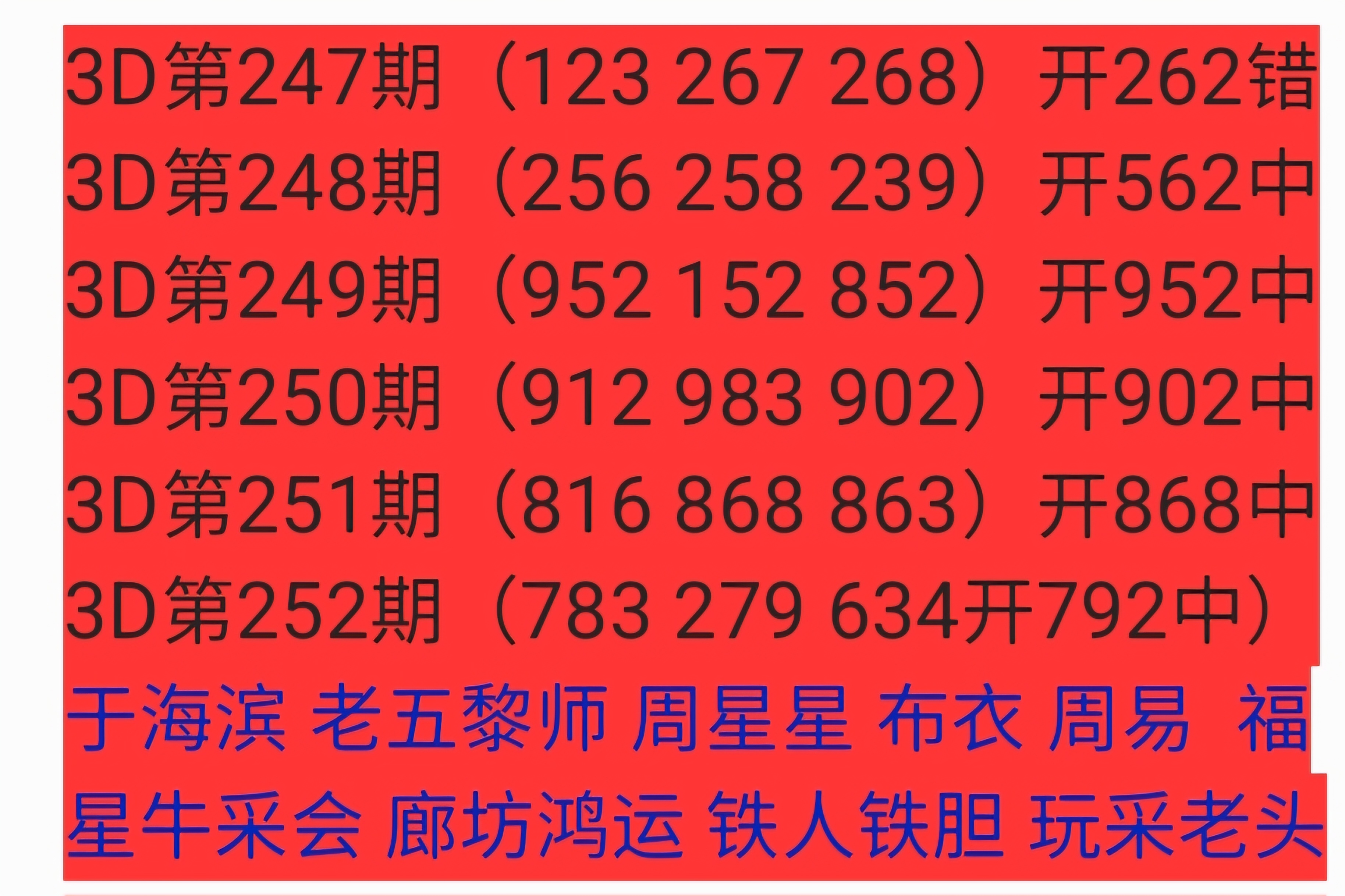 排列三253期今天看看