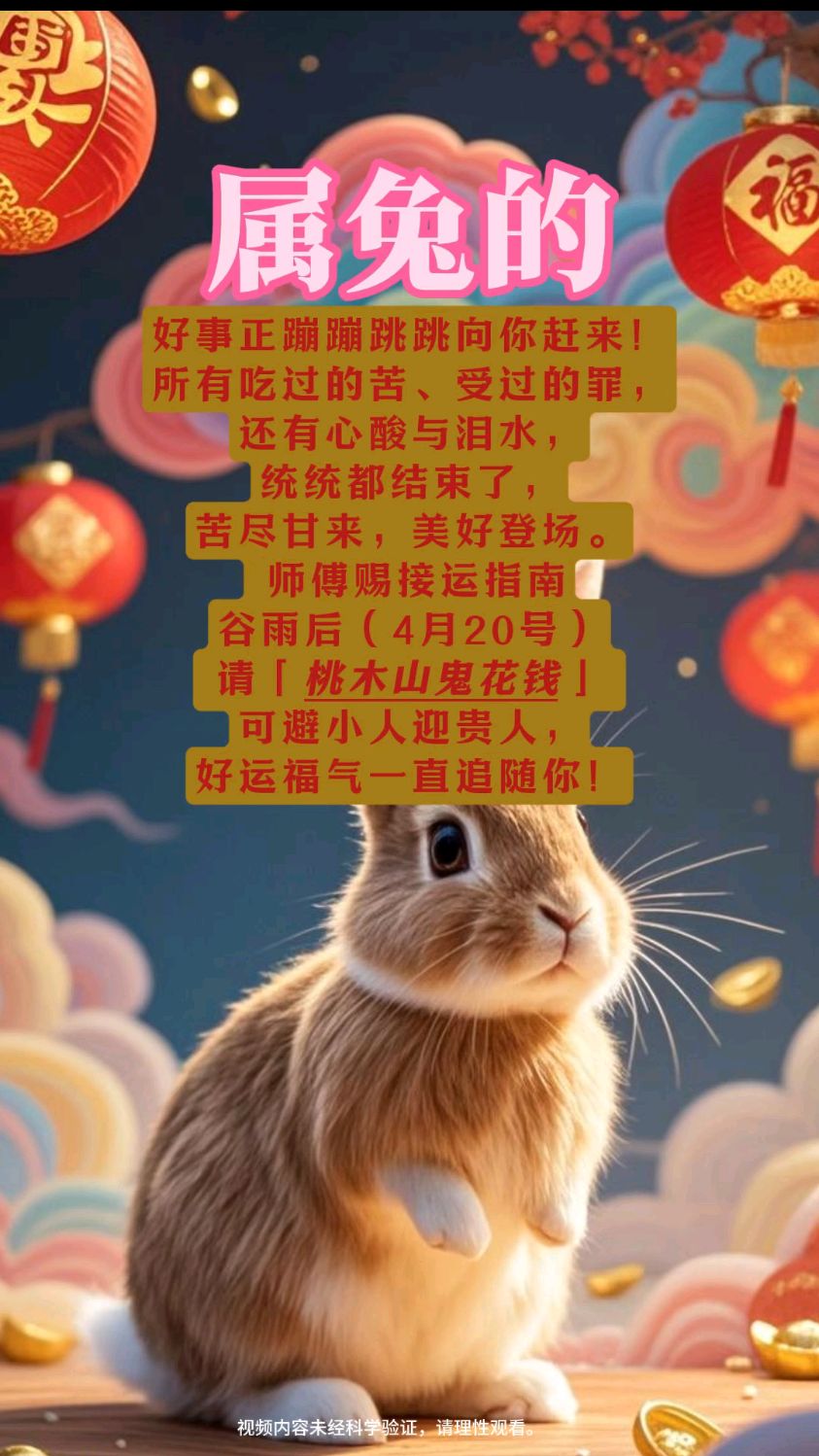 属兔的人最好的生肖运势(生肖属兔的人一生命运怎么样)