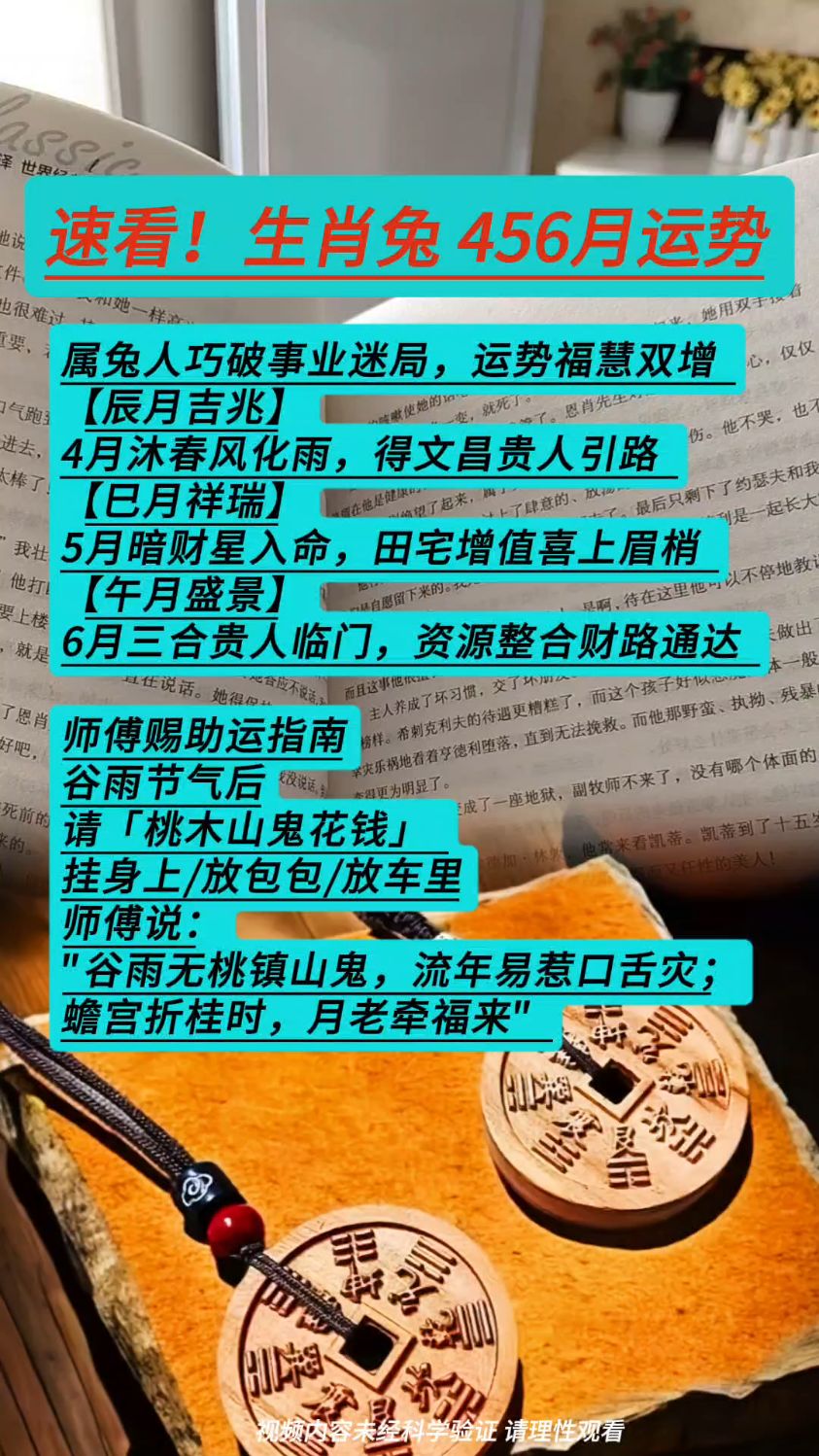 6月28日兔生肖运势(6月28日兔生肖运势如何)