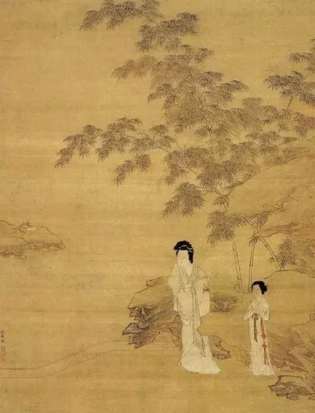 大拍征集仇英笔下的仕女藏着明代的温柔风骨