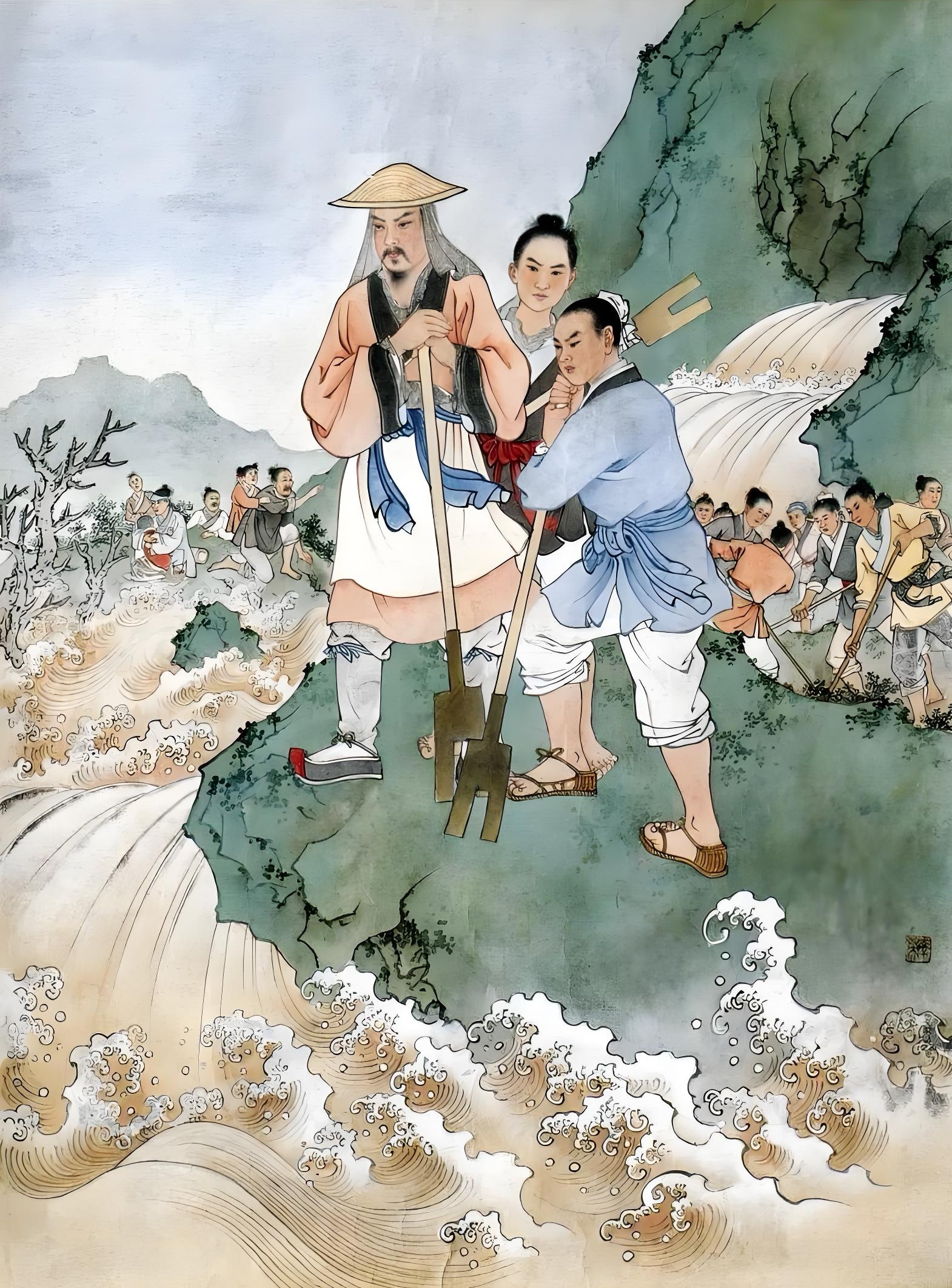 相传在大禹治水的时候把当时的华夏大地分成了九个州在这个九州之上