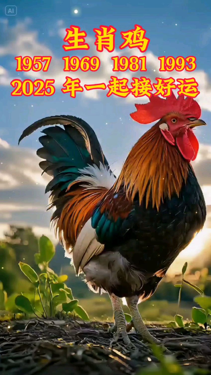 属鸡人一起来,接好运