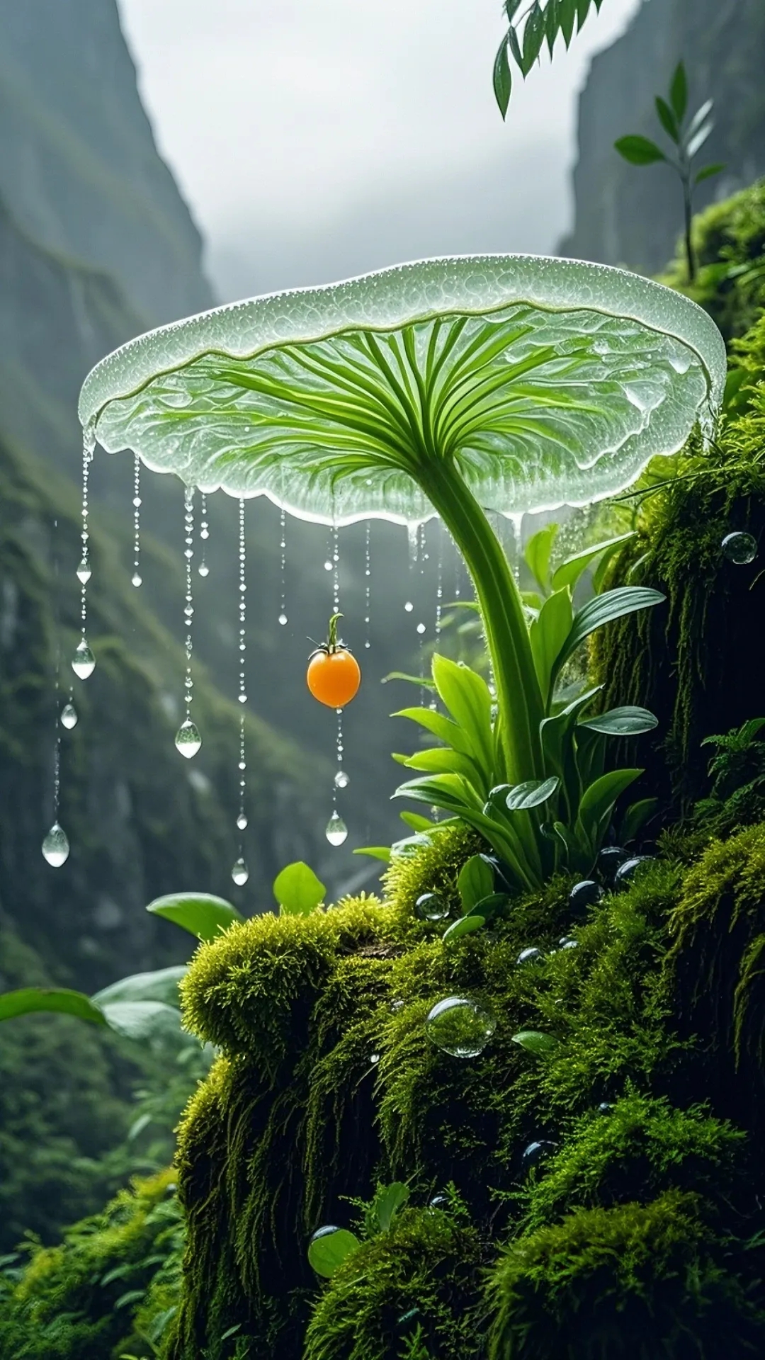 壁纸奇幻自然 绿色手机背景图绿色梦幻大自然虚化背景图绿色水珠背景