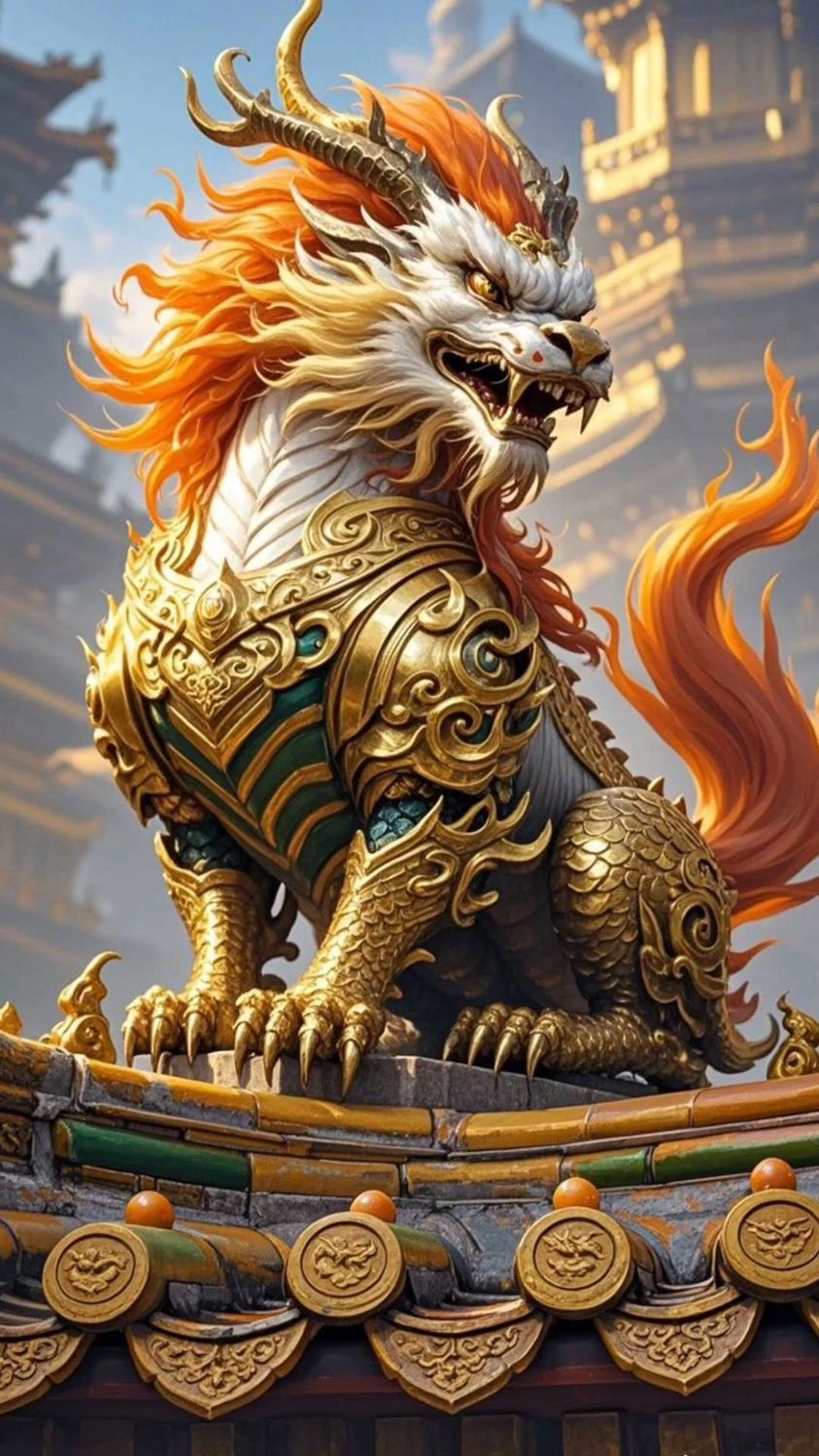 上古神兽 嘲风 龙生九子系列