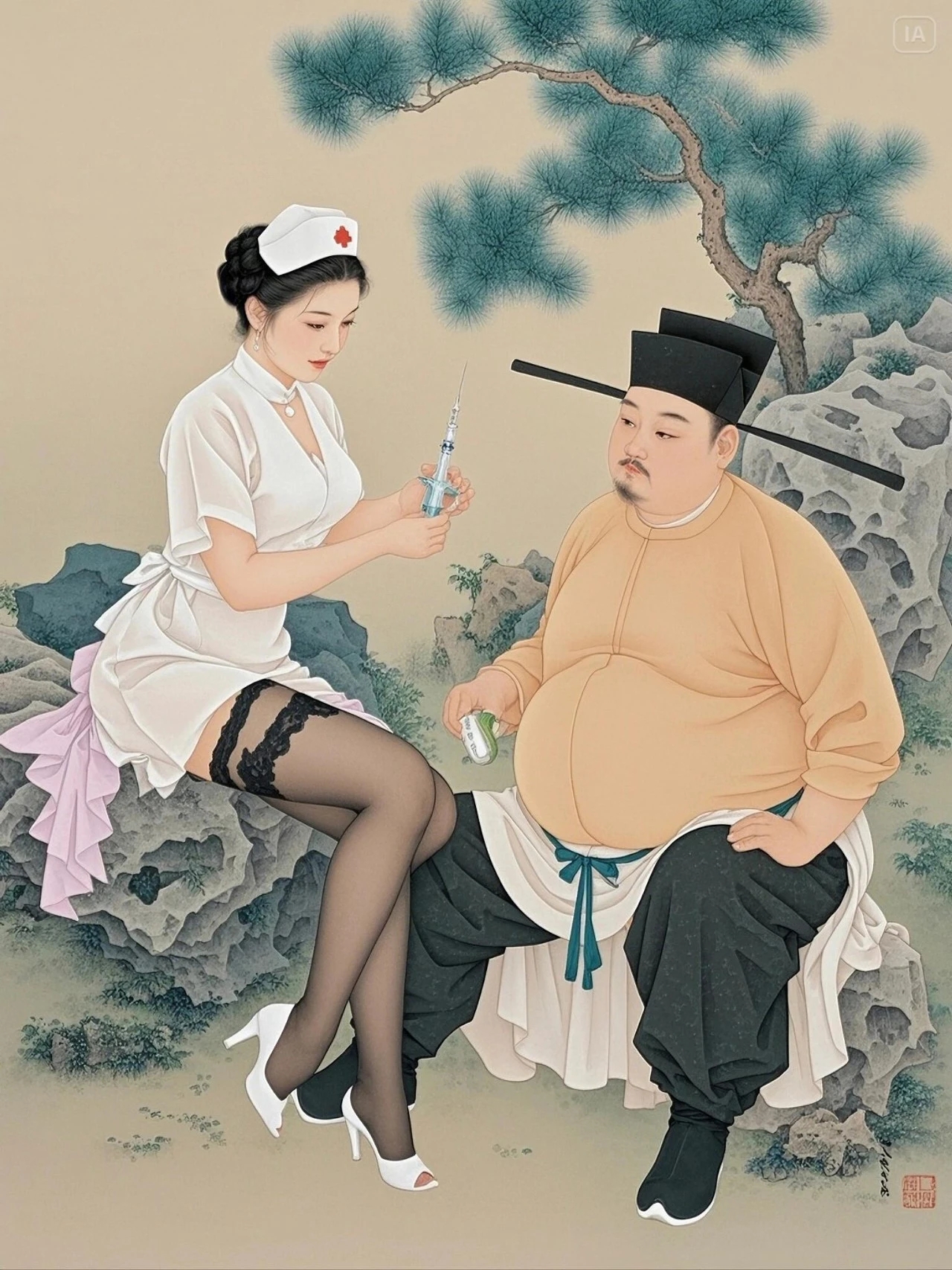 古代文人开车,让人脸红心跳