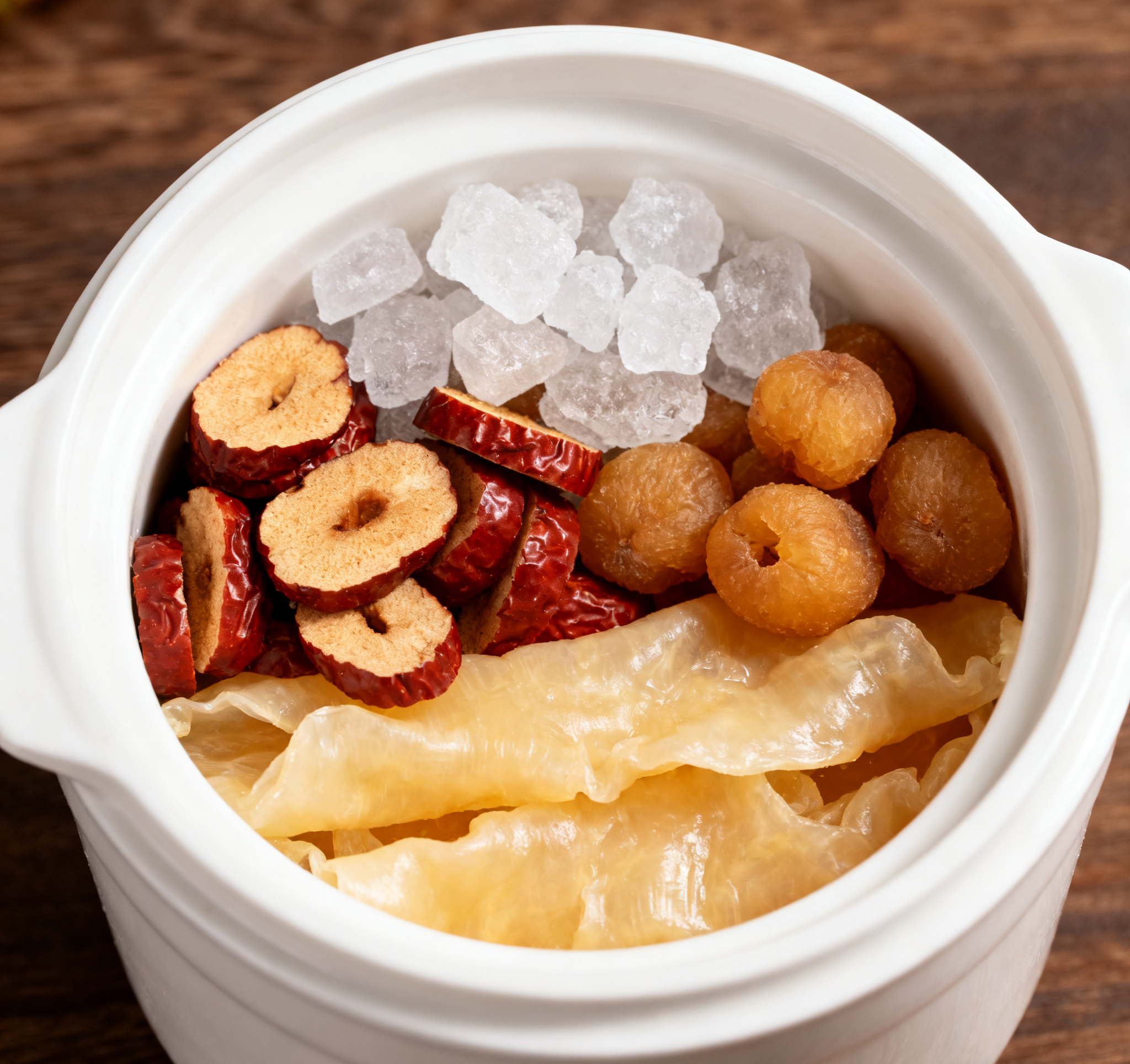 秋天喝它太养了!红枣桂圆牛奶炖花胶,3步炖出胶感,全家都爱喝