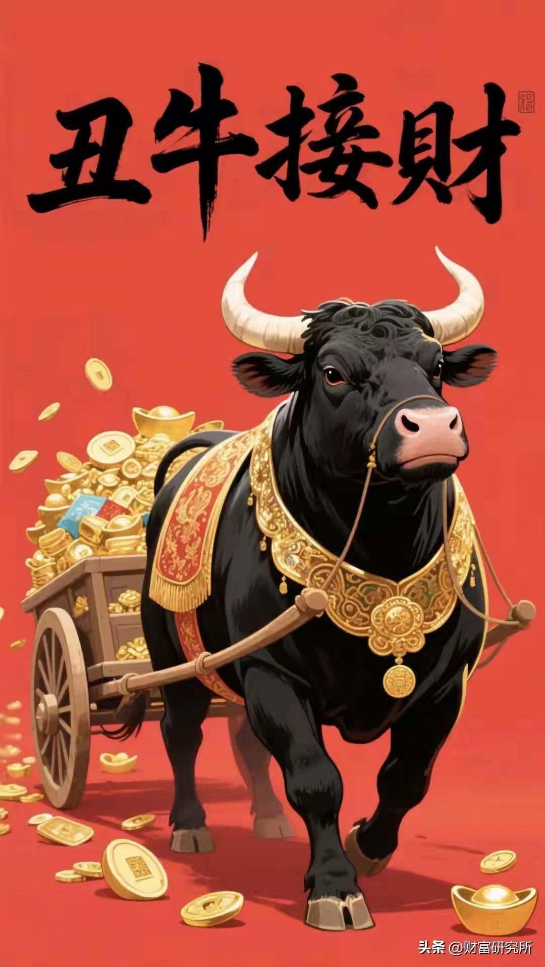 牛转乾坤,好运降临!财源滚滚不断来,一定会有您意想不到的意外之财!