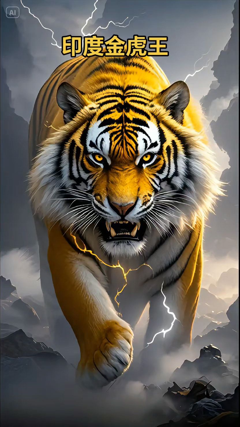世界老虎之印度金虎