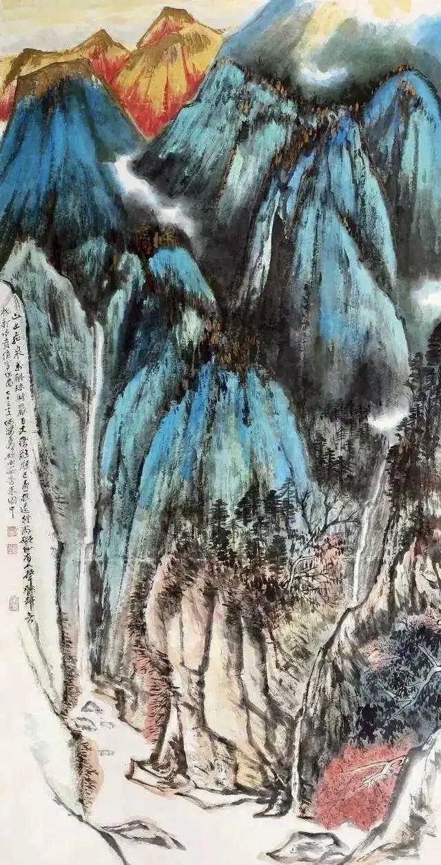 被黄金束缚的山水:金碧画法的千年误读