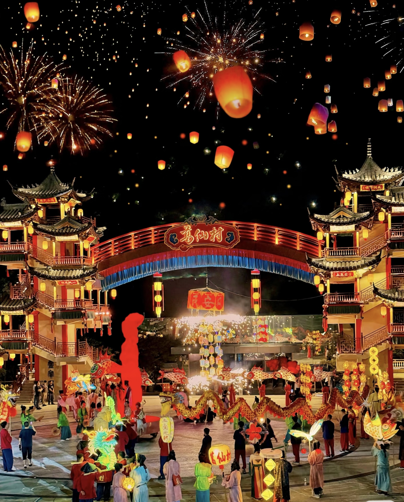 绽放,现代人终于触摸到了古人痴迷灯会的秘密