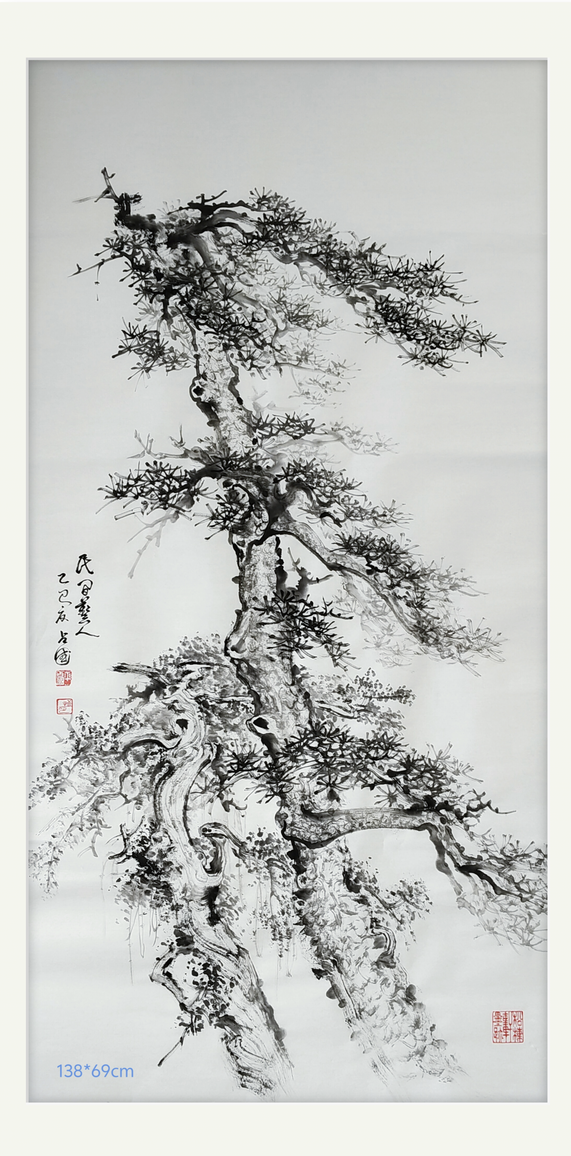 民间艺人古松写意作品赏析