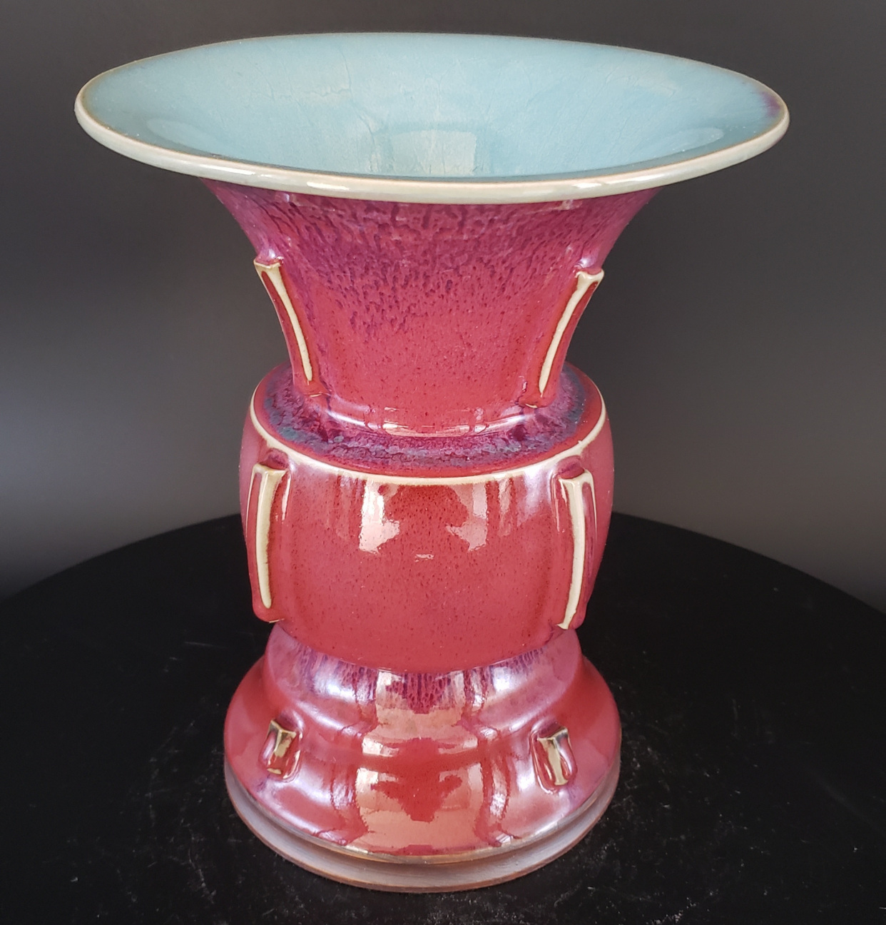 大师仿宋官窑钧瓷出戟尊,一到十号系列作品