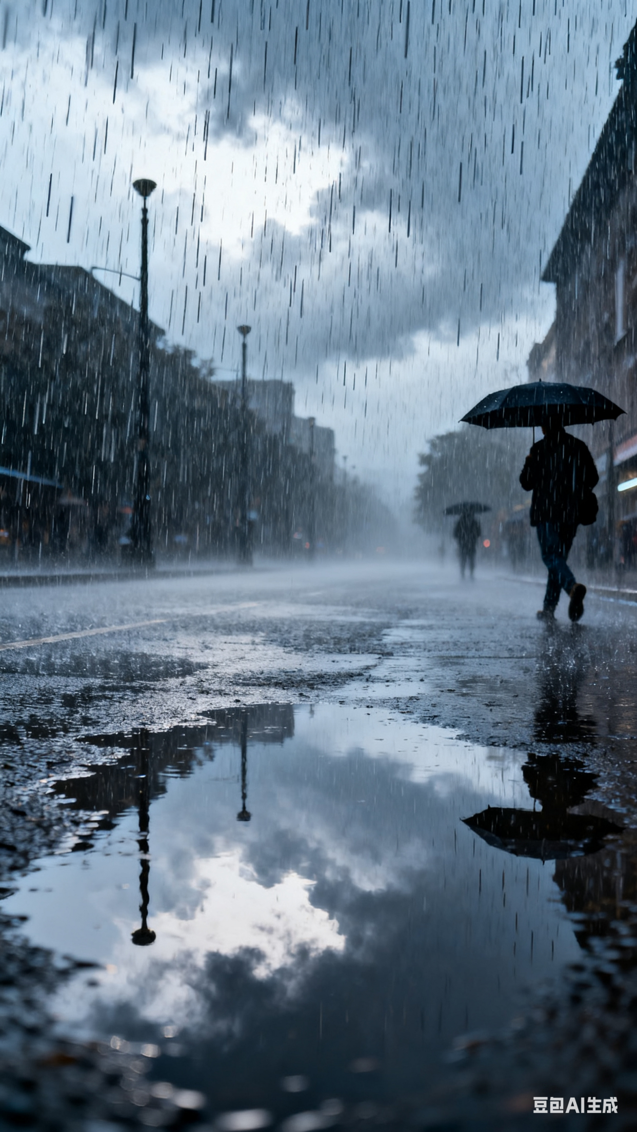 早上晴天中午下雨