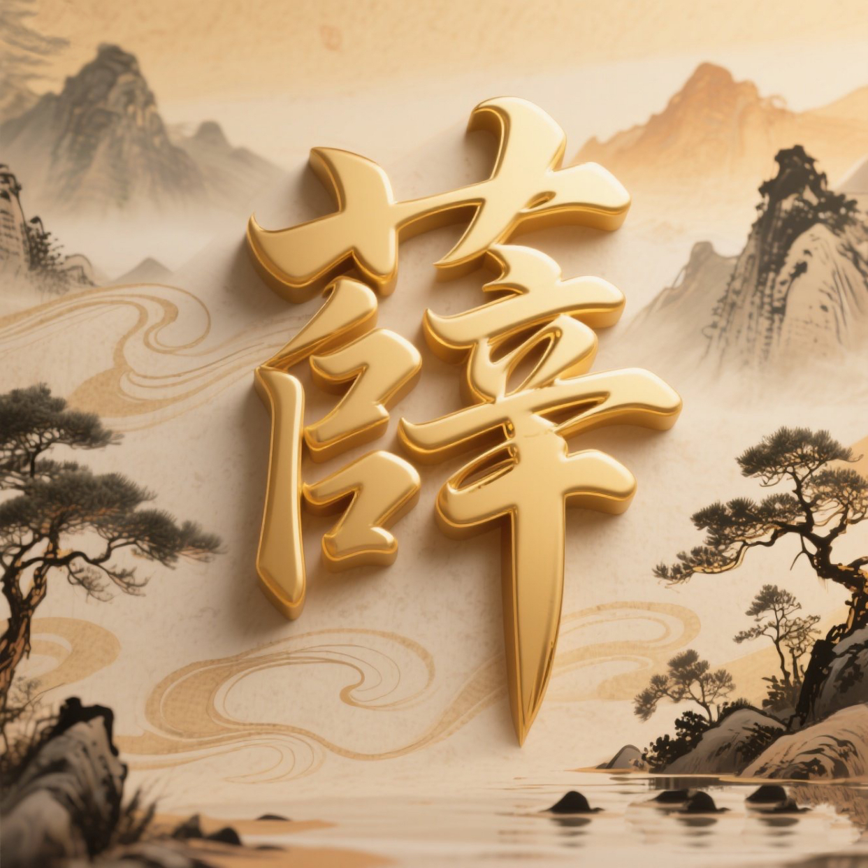 水墨立体风姓氏头像分享100个