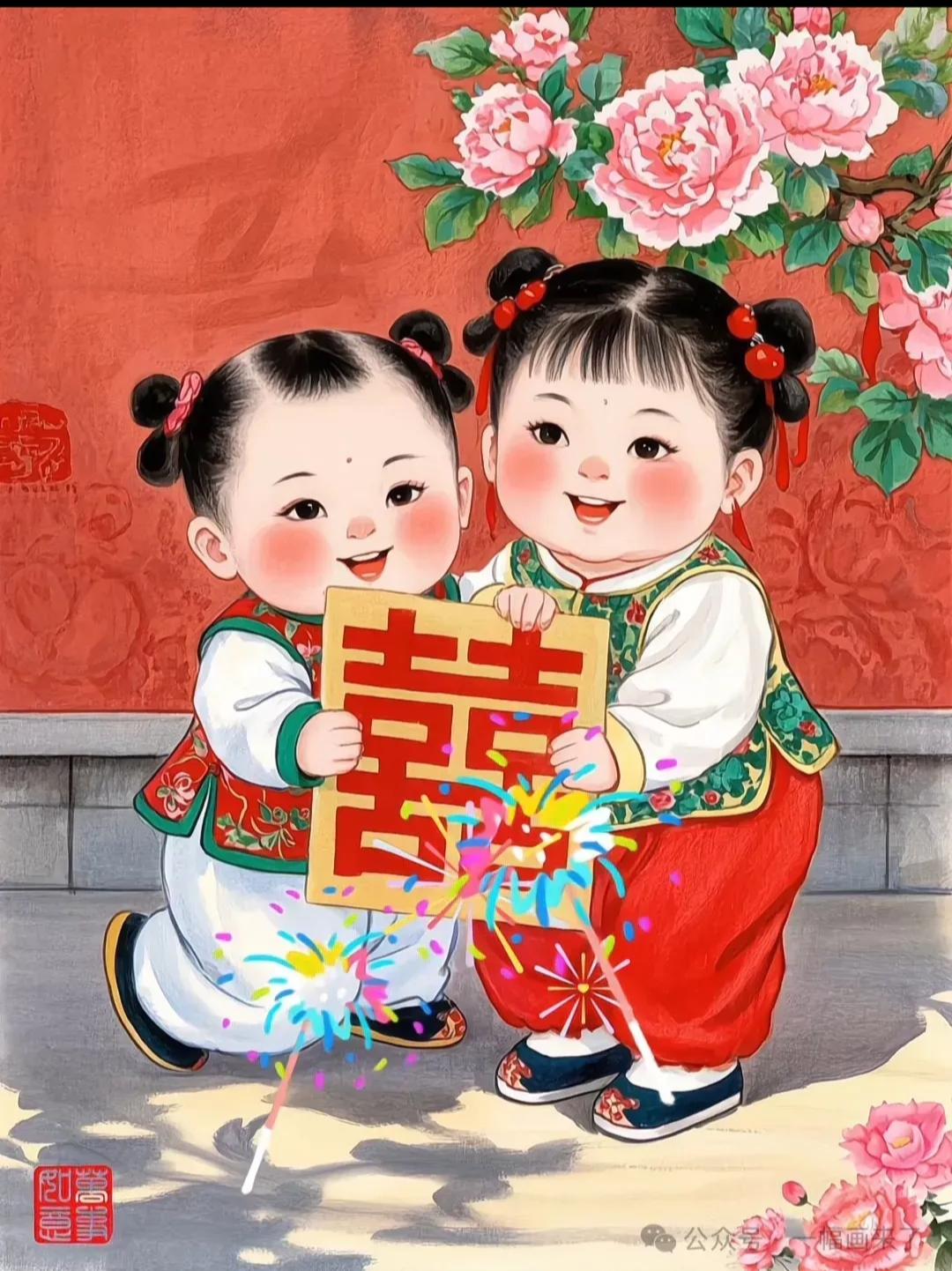 【年画】福娃送喜