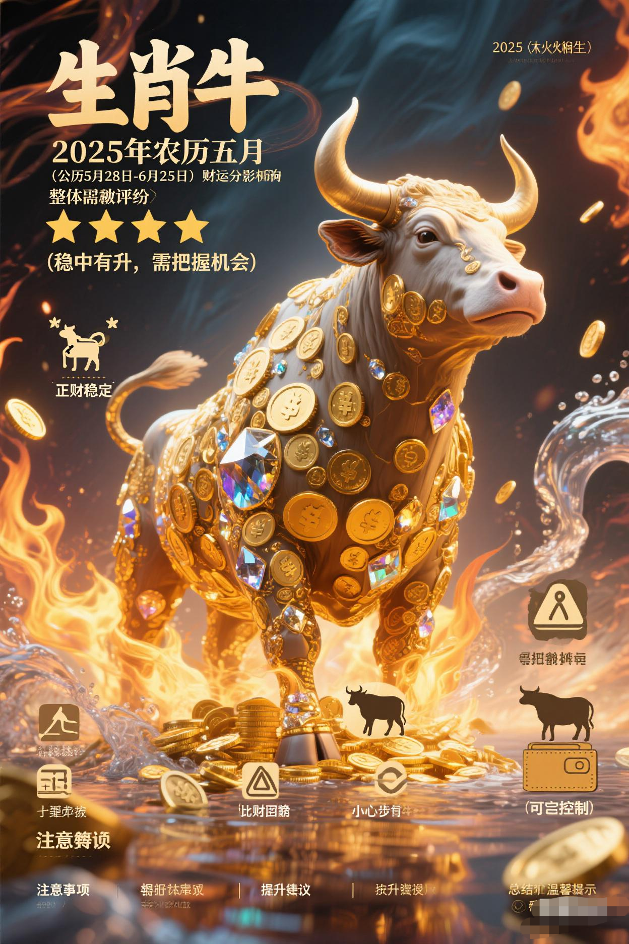 生肖牛的全年运势(生肖牛运势2022年运程每月运程)