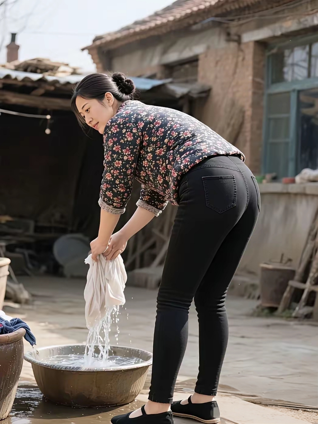 咱农村要是摊上这么个老婆,那真是祖坟冒青烟,家里祖上积德咯!