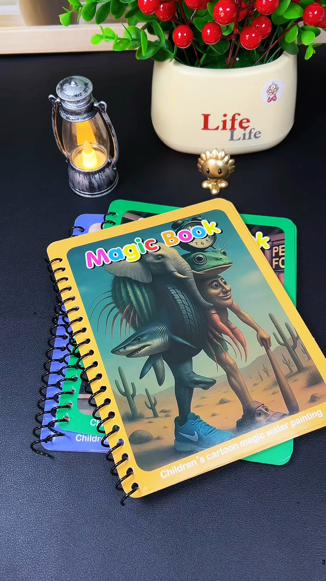 国外山海经水画本#儿童画画#水画本#绘画启蒙#山海经