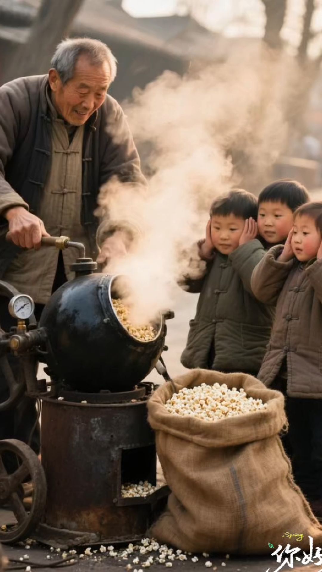 80年代的爆米花你有吃过吗