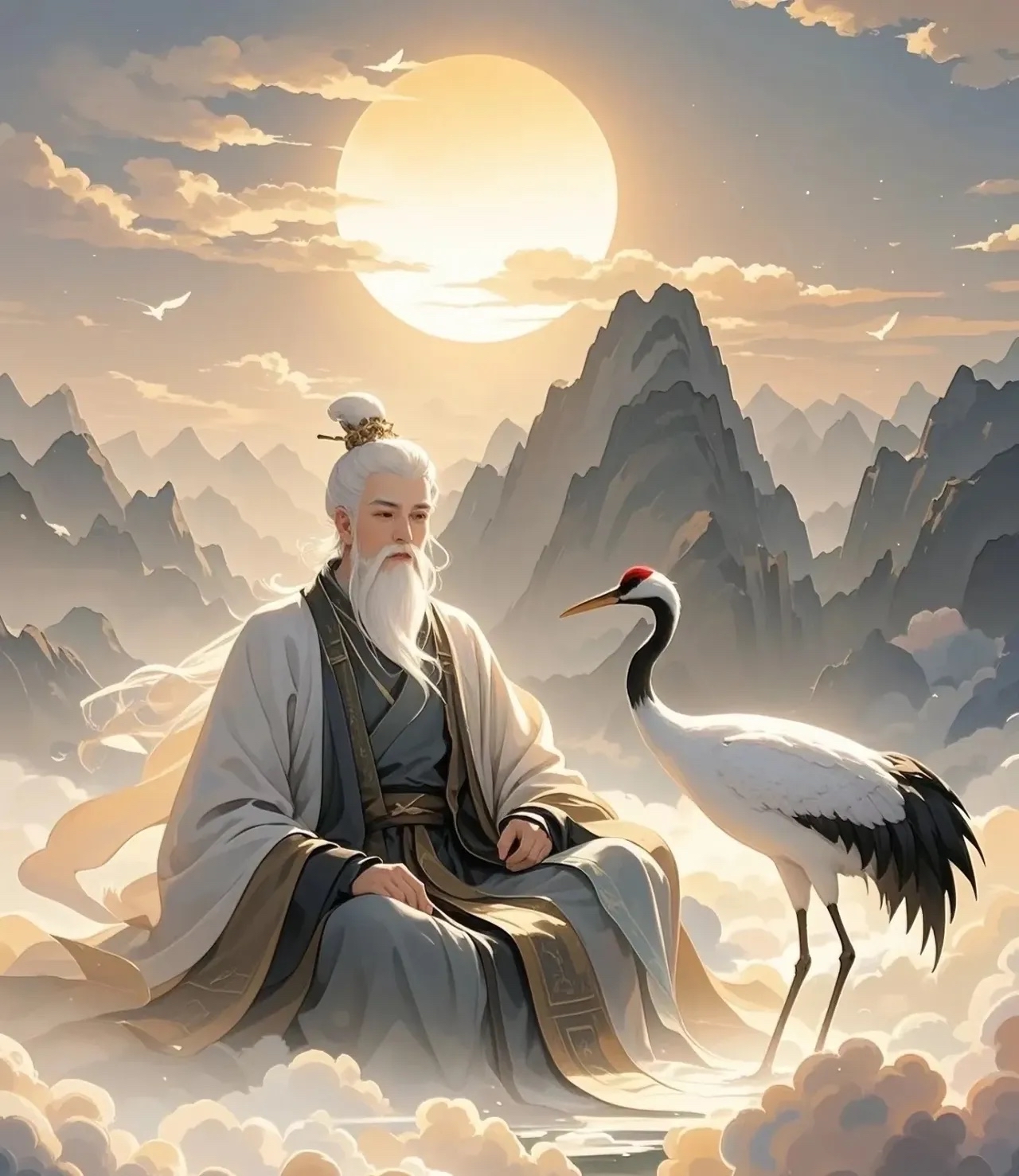 太上老君微信头像图片老子太上老君壁纸太上老君图片壁纸太上老君国画