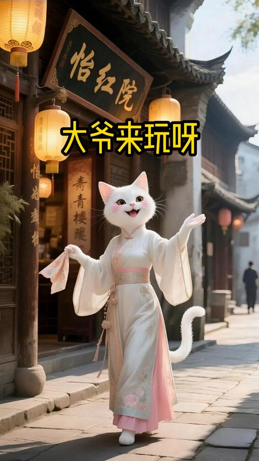猫咪姐妹新店开张!#百度aigc未来创作联赛#发布aigc视频
