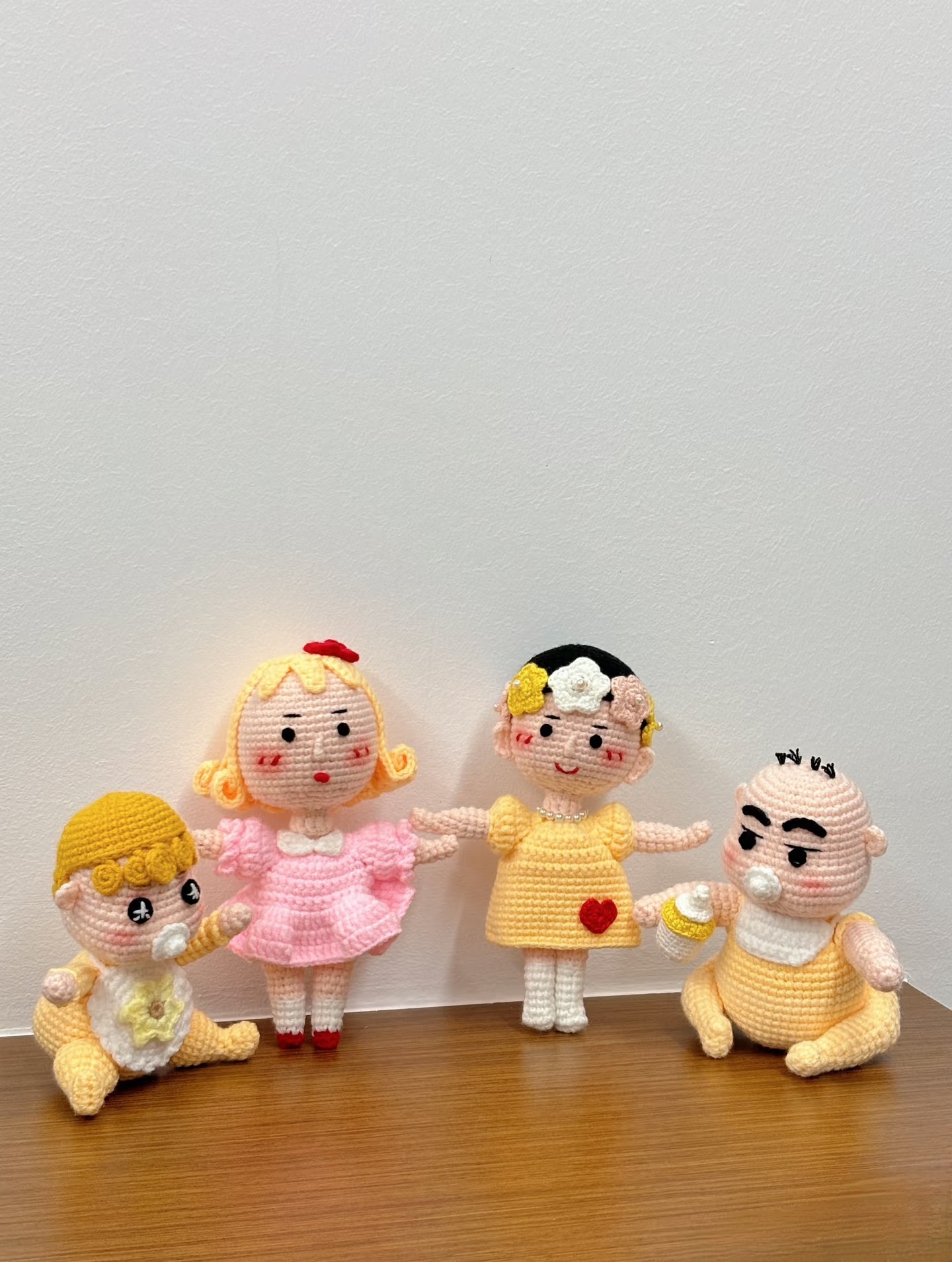 手工钩织婴儿小新小葵