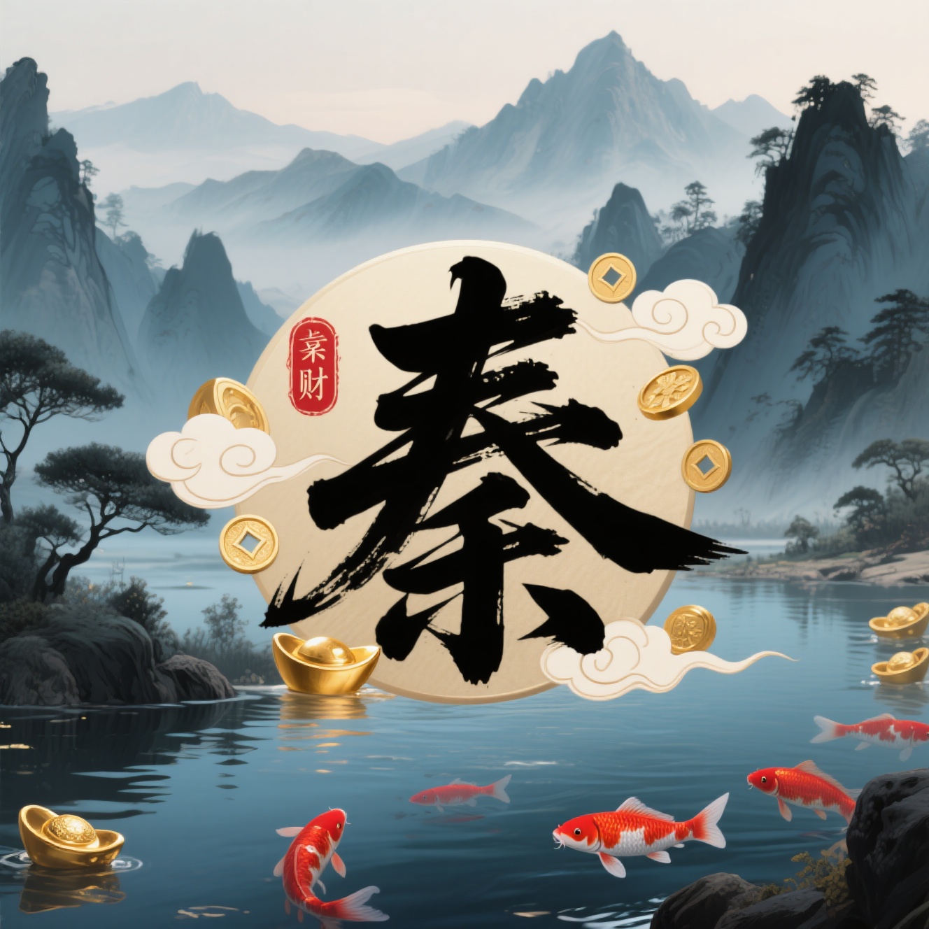 财富发财幸运"秦"姓氏头像,收藏起来吧!