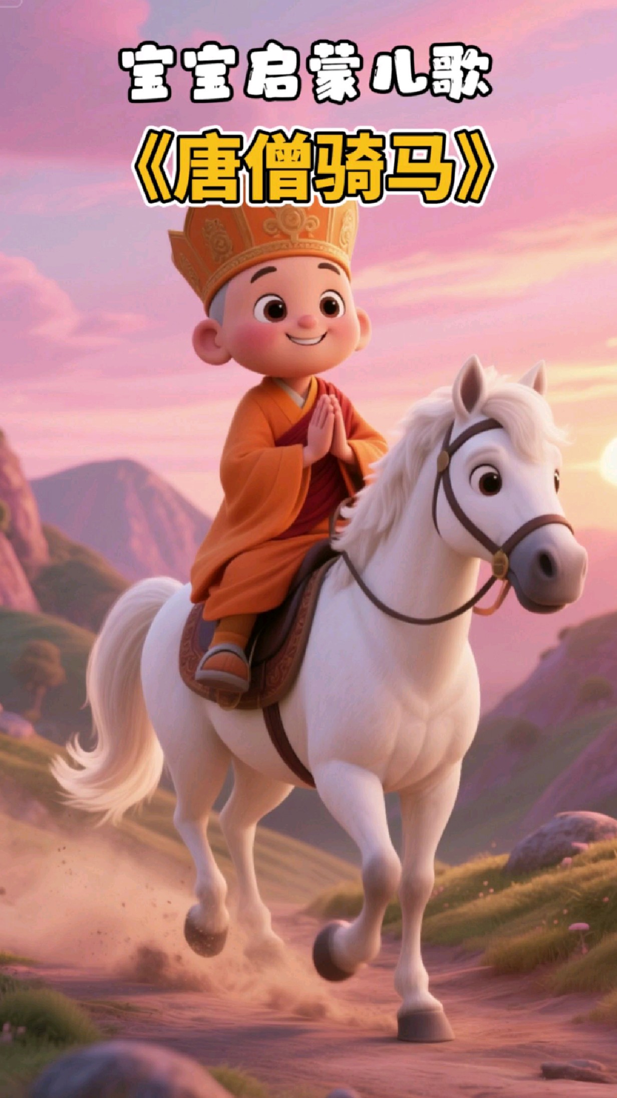 《唐僧骑马》这首早教儿歌赶紧给娃码住